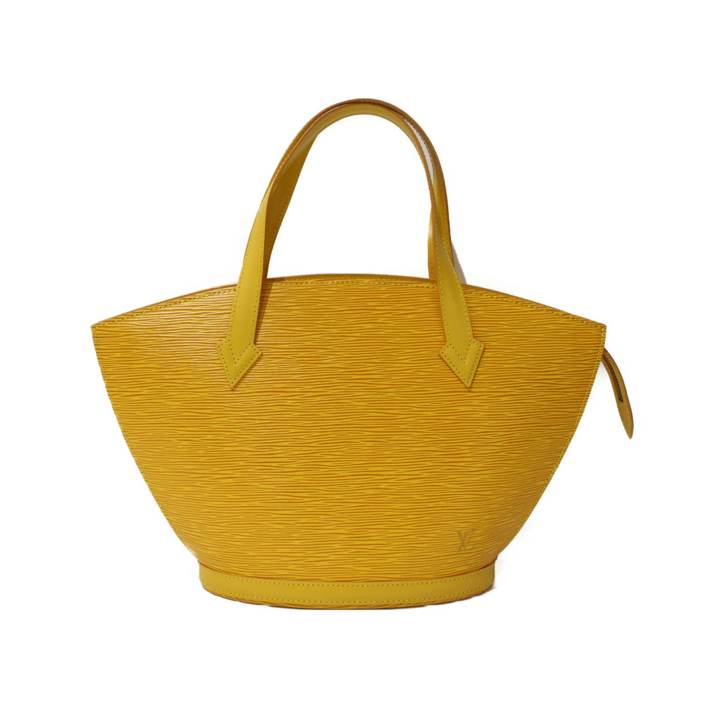 LOUIS VUITTON Saint Jacques Handbag Epi Leather Yellow